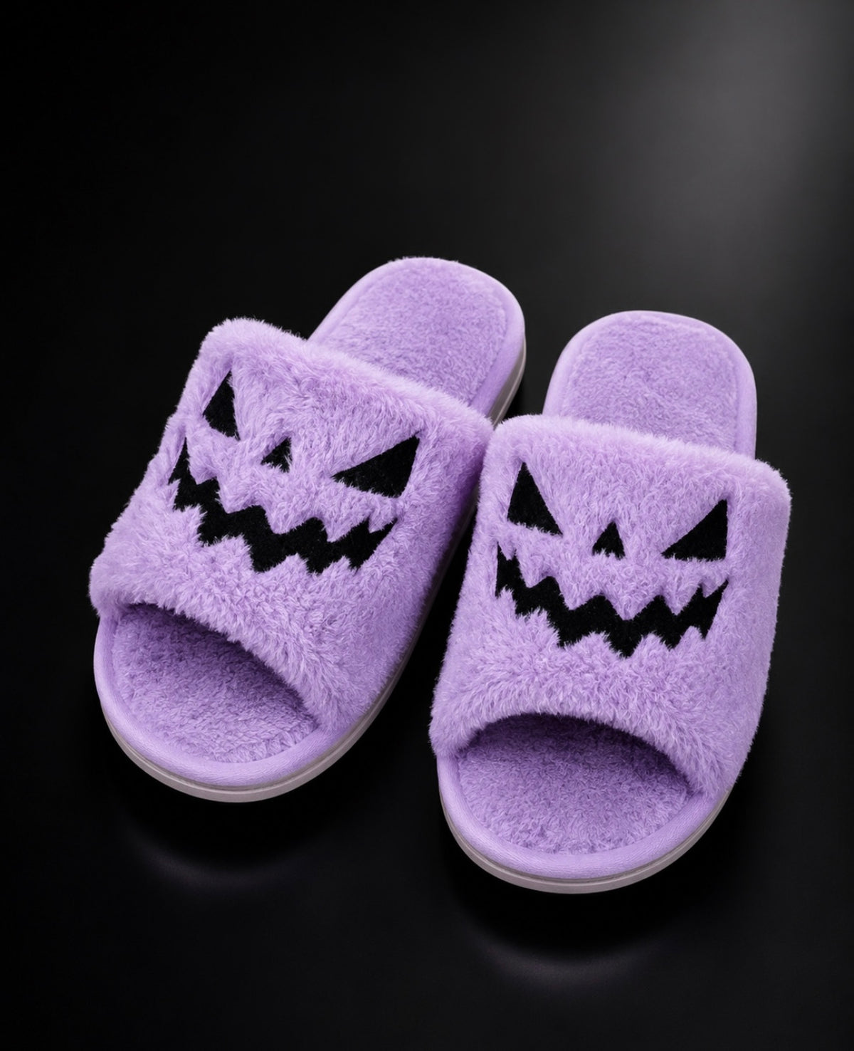 Haunted Elegance: Spooky Jack-O'-Lantern plush Slides⁠