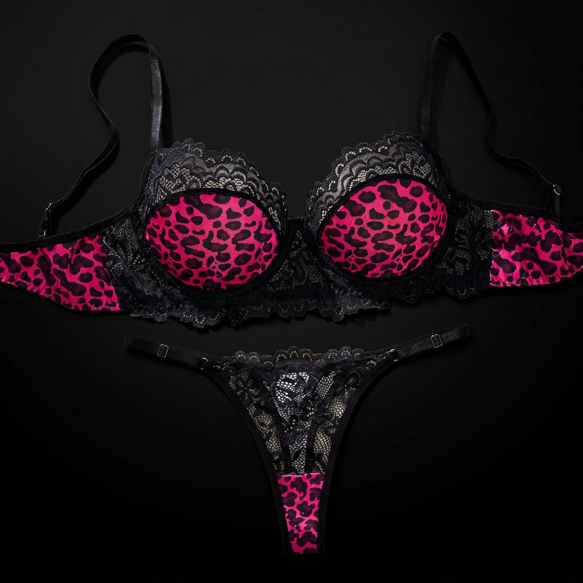 Seductive Romance Leopard Bra & panty set