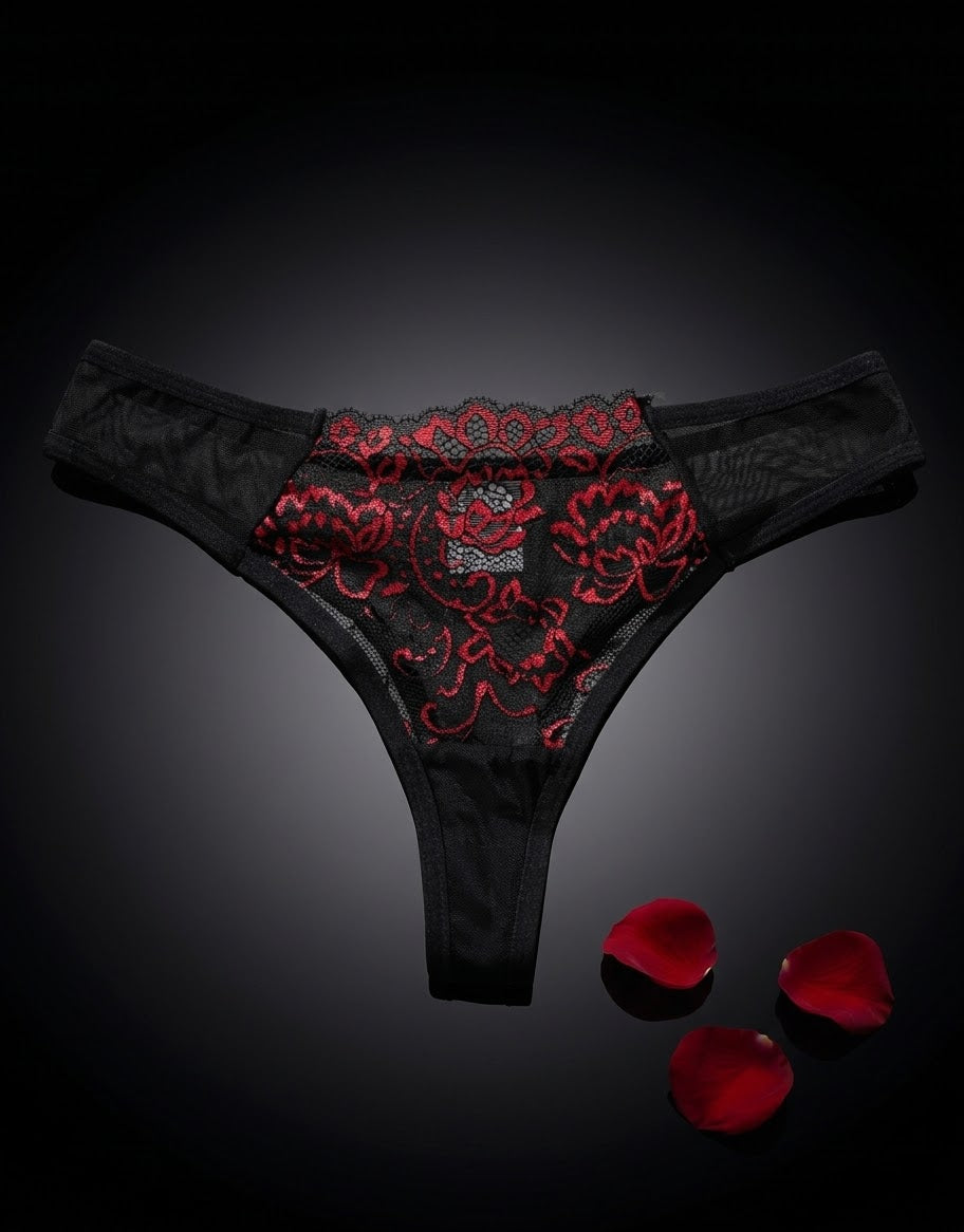 ⁠Haunted Elegance: Vampire Bloodline Lace Lingerie⁠